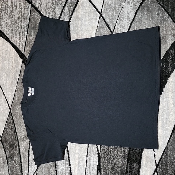 GILDAN DRYBLEND DOUBLE STITCH BLACK LARGE CREW-NECK TEE-SHIRT - Picture 1 of 11